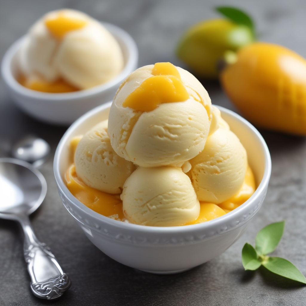 Mango ice cream